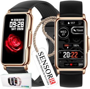  ZEGAREK Damski SMARTWATCH Ciśnieniomierz Pulsometr Wodoodporny SENSORR