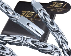 Gruby Srebrny Łańcuszek Na Szyję SPLOT KRÓLEWSKI PREMIUM Boston Jewellery 