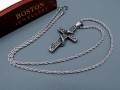Srebrny-LANCUSZEK-+-KRZYZYK-Czarna-Stal-CHIRURGICZNA-316L-pudelko-BOSTON-JEWELLERY.jpg