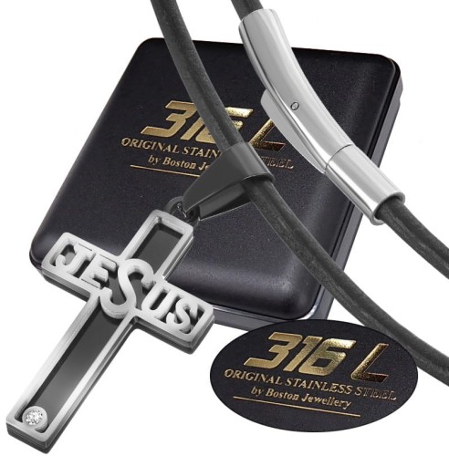 GRUBY-RZEMIEN-RZEMYK-NA-SZYJE-+-KRZYZYK-ORYGINALNY-ZESTAW-BOSTON-JEWELLERY-j.jpg