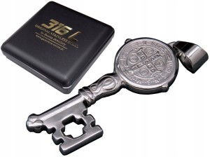 SREBRNY KLUCZ ZAWIESZKA NA ŁAŃCUSZEK STAL 316L !