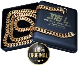 Masywny Złoty Łańcuszek na Szyję Złota Pancerka 8mm Zapięcie Premium BOSTON JEWELLERY