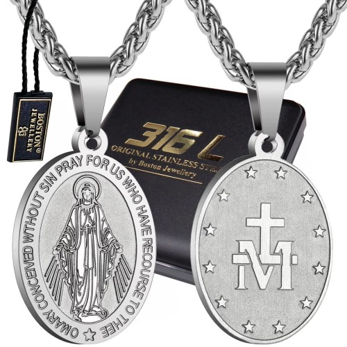 Srebrny-Lancuszek-z-Medalikiem-MATKI-BOSKIEJ-z-Maryja-Splot-Krolewski-60-cm-Boston-Jewellery.jpg