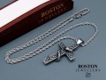 Srebrny-LANCUSZEK-+-KRZYZYK-Czarna-Stal-CHIRURGICZNA-316L-pudelko-BOSTON-JEWELLERY.jpg