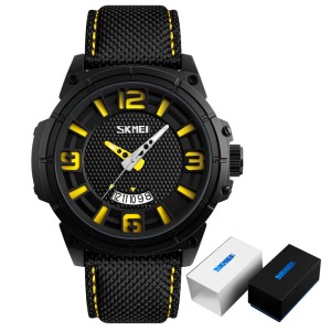 MODNY ZEGAREK MĘSKI SKMEI NA MOCNYM PASKU NOWY MODEL 