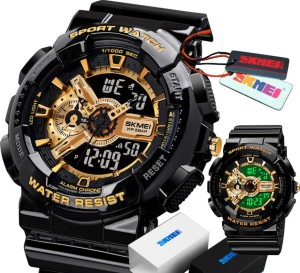 Oryginalny Wojskowy Zegarek Męski SKMEI S-SHOCK Nowy Model